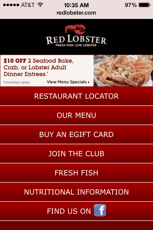 mobile website